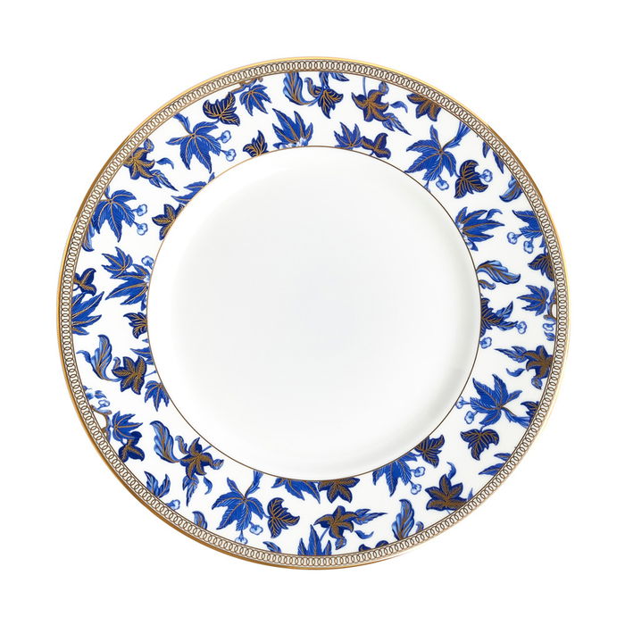 Wedgwood Plato de Postre Hibiscus 23 cm (4 Unidades) con Franjas de Oro de 22 Quilates Wedgwood Plato de Postre Hibiscus 23 cm (4 Unidades) con Franjas de Oro de 22 Quilates